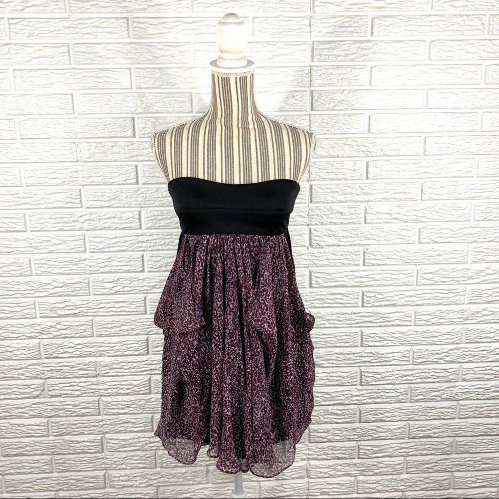 MM Couture by Miss Me Floral Strapless Tunic